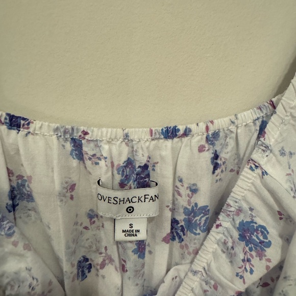 NWT LoveShackFancy x Target Gemma in White Floral Puff-Sleeve Maxi Dress XS - Picture 13 of 16